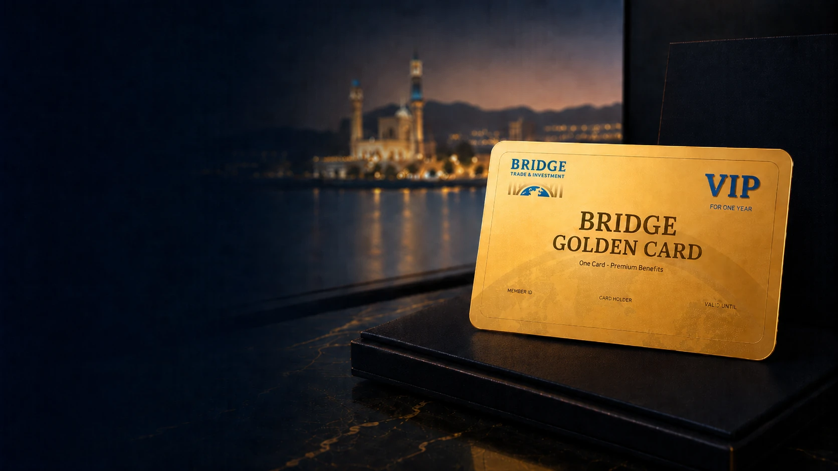 Bridge Golden Card luxury hero banner